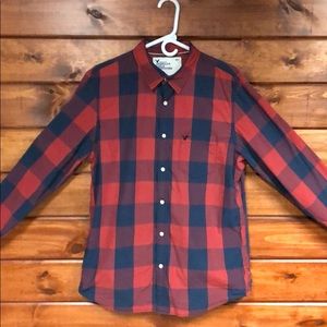 American Eagle Men’s Plaid Button Up
